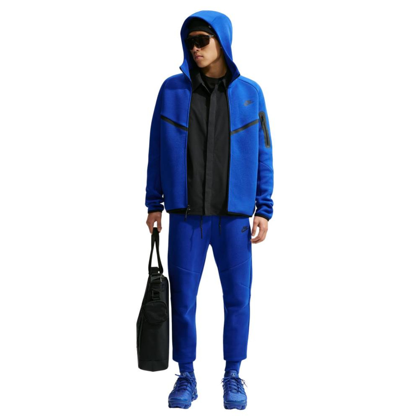 Survêtement de sport Nike Tech Fleece bleu vif noir