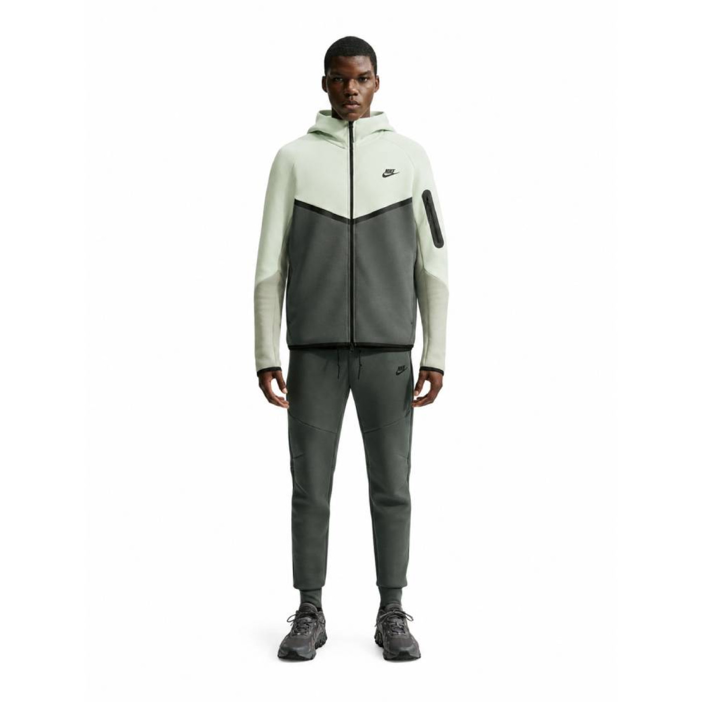 Survêtement Nike Tech Fleece Sportswear vert menthe vert foncé noir