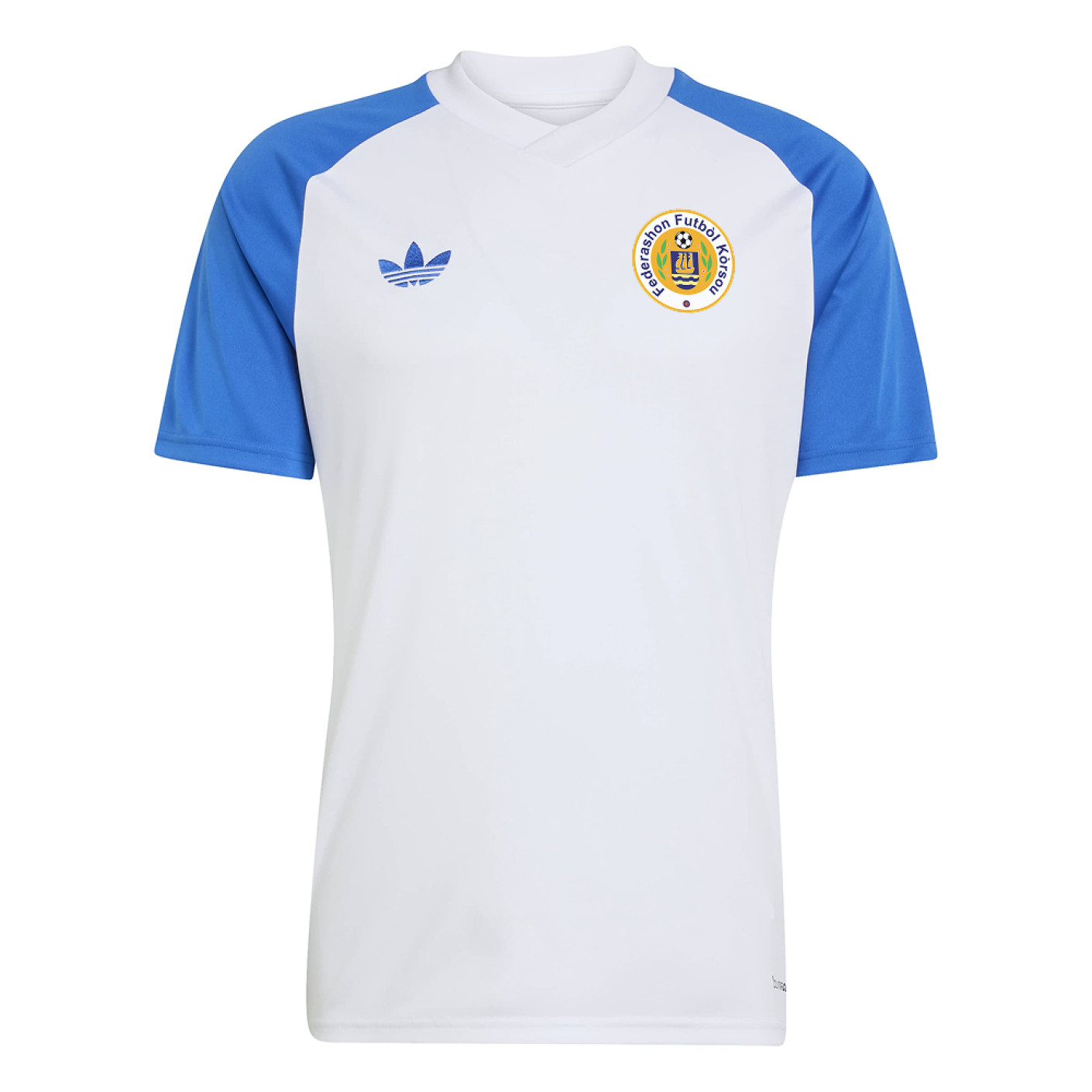 Maillot d'Adidas FFK Curaçao Out Pre Match 2026-2028 Blanc