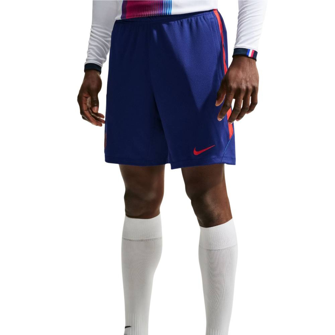 Pantalon d'entraînement Nike Paris Saint-Germain Strike 2026-2027 bleu foncé rouge vif
