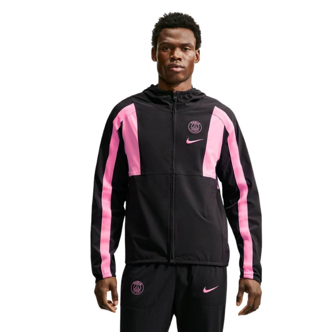 Veste d'entraînement Nike Paris Saint-Germain Energy 2026-2027 noir rose