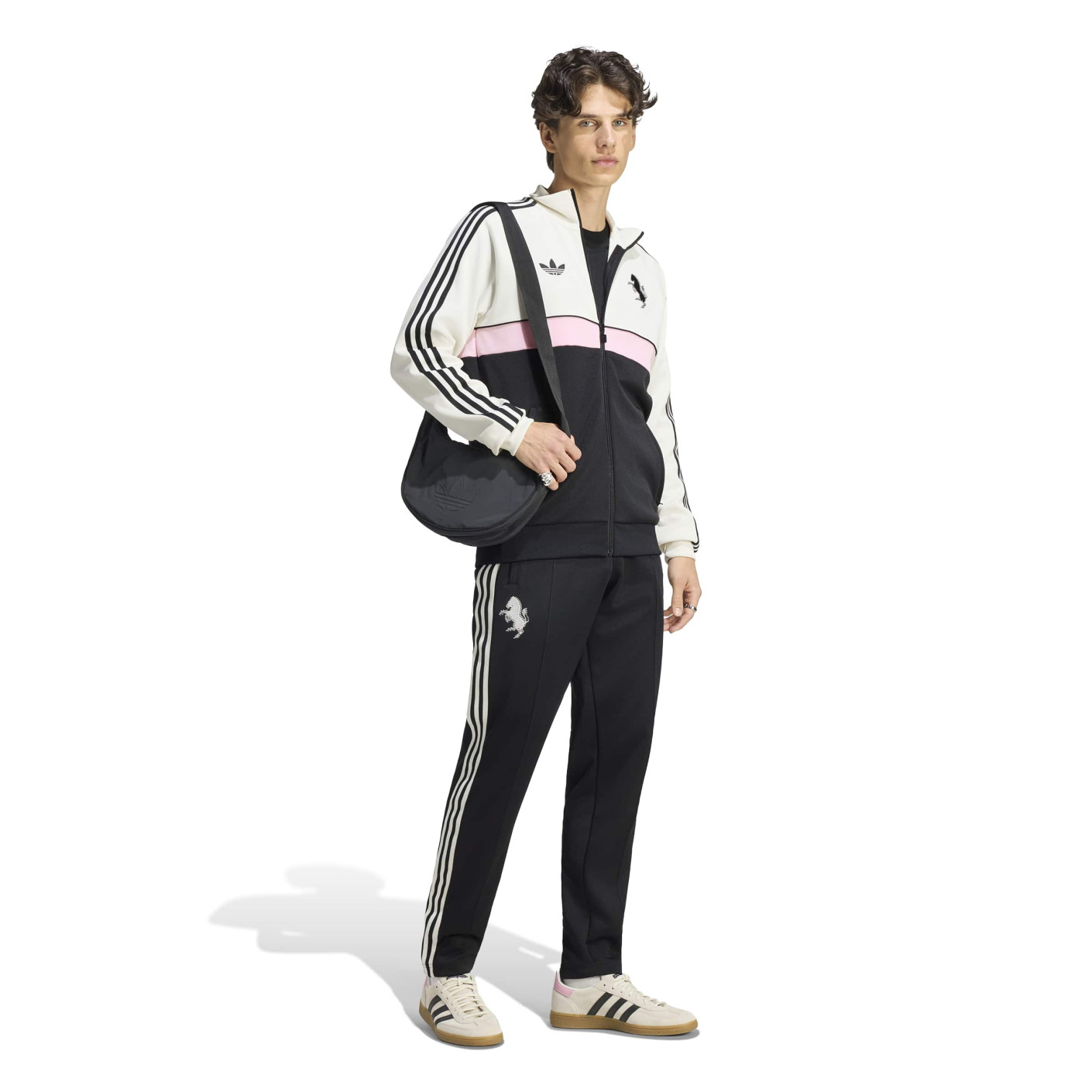 adidas Juventus Originals Trainingspak Wit Zwart Roze