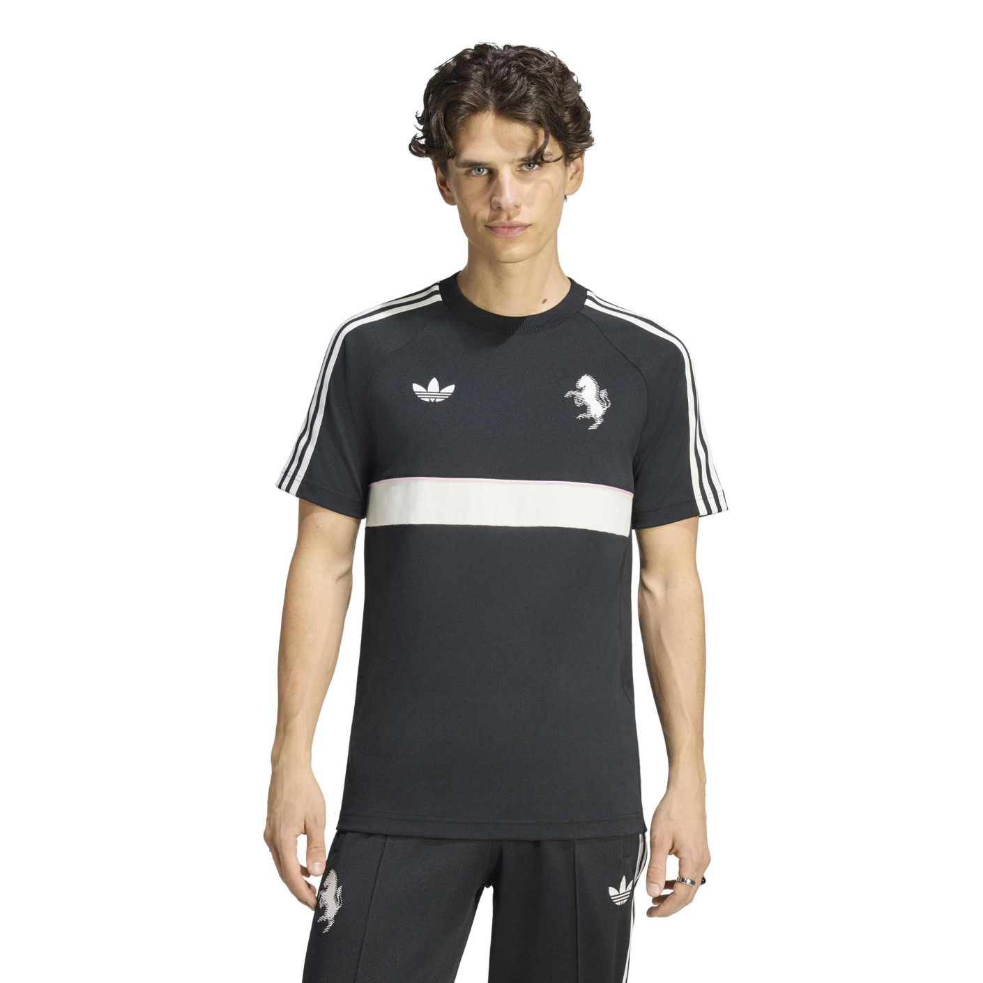 adidas Juventus Originals T-Shirt Zwart Wit