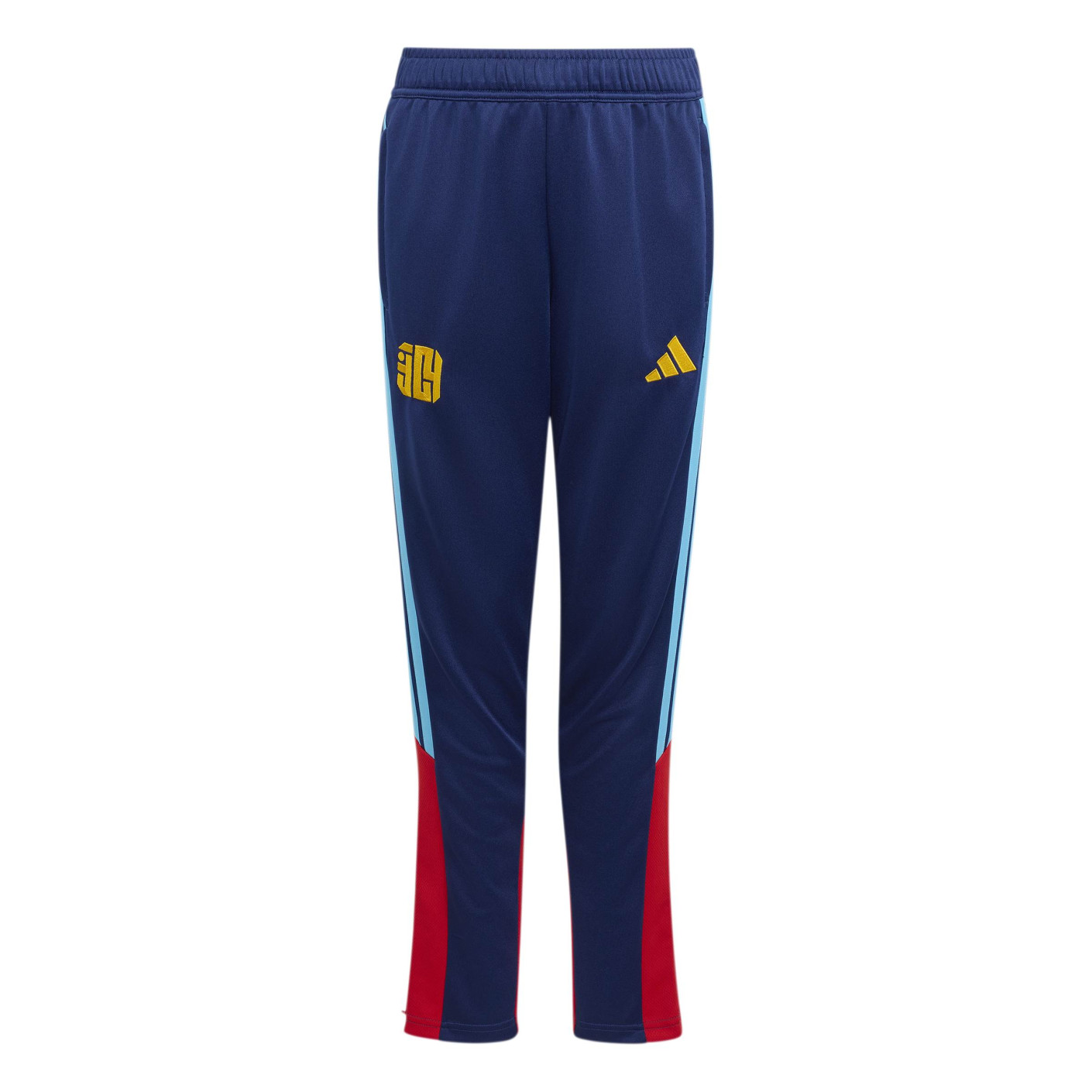 adidas Lamine Yamal Trainingsbroek Kids Donkerblauw Rood Blauw Oranje