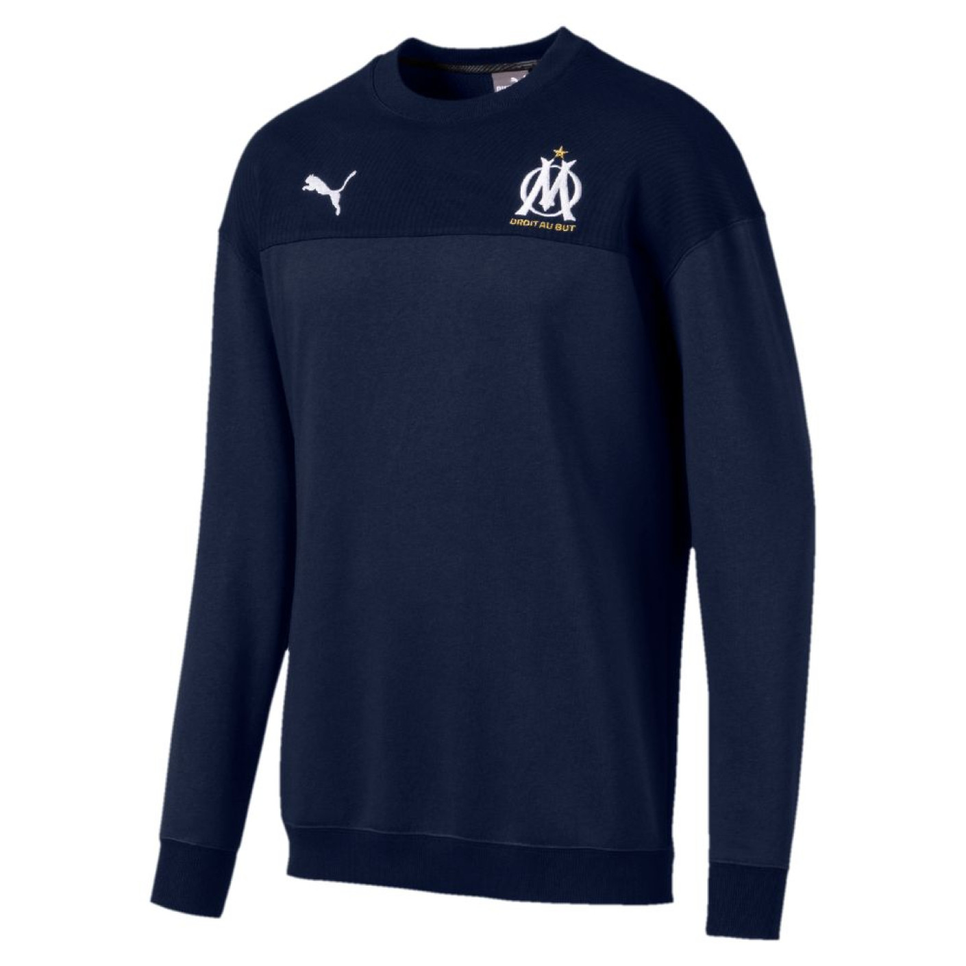 PUMA Olympique Marseille Casual Sweater 2019-2020 Donkerblauw