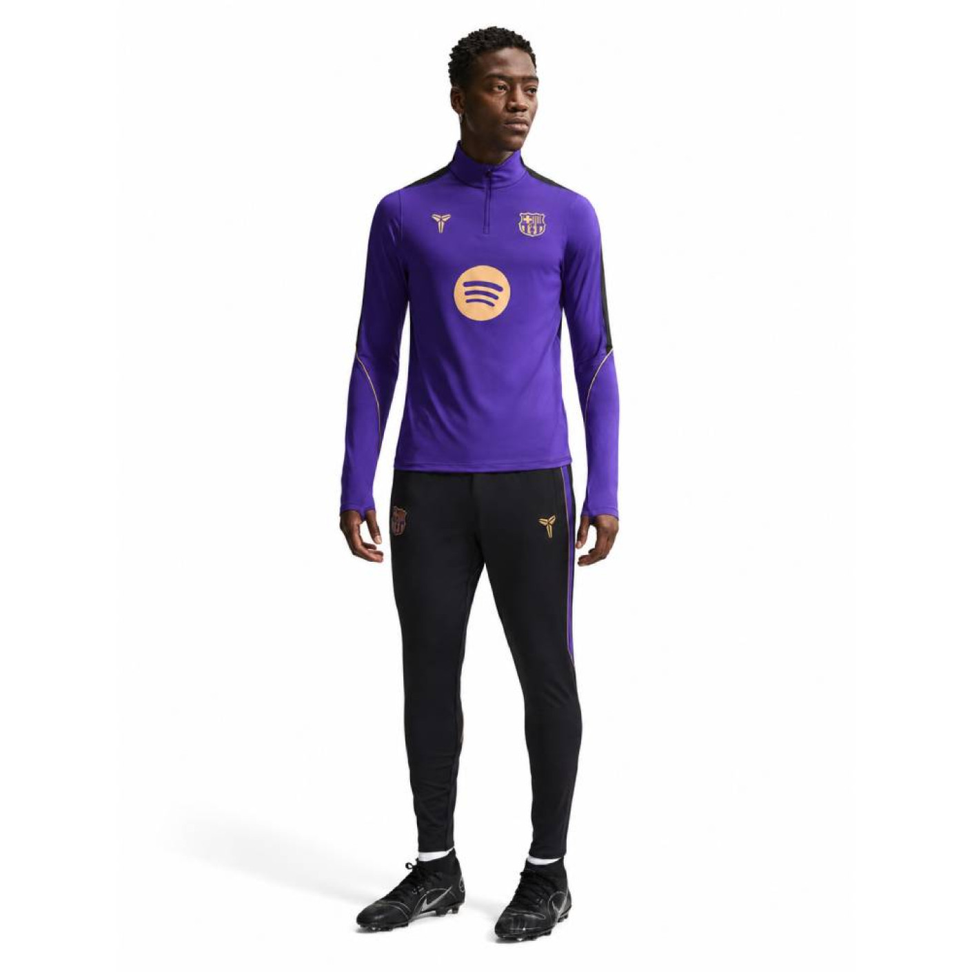 Nike FC Barcelona Strike Trainingspak 1/4-Zip 2026-2027 Paars Zwart Goud
