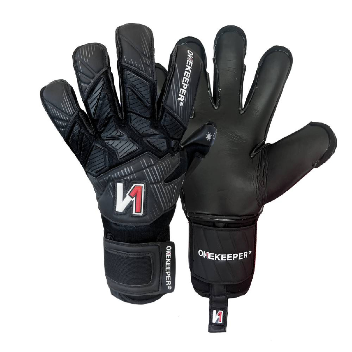 Onekeeper Solid Gants de Gardien de But Noir