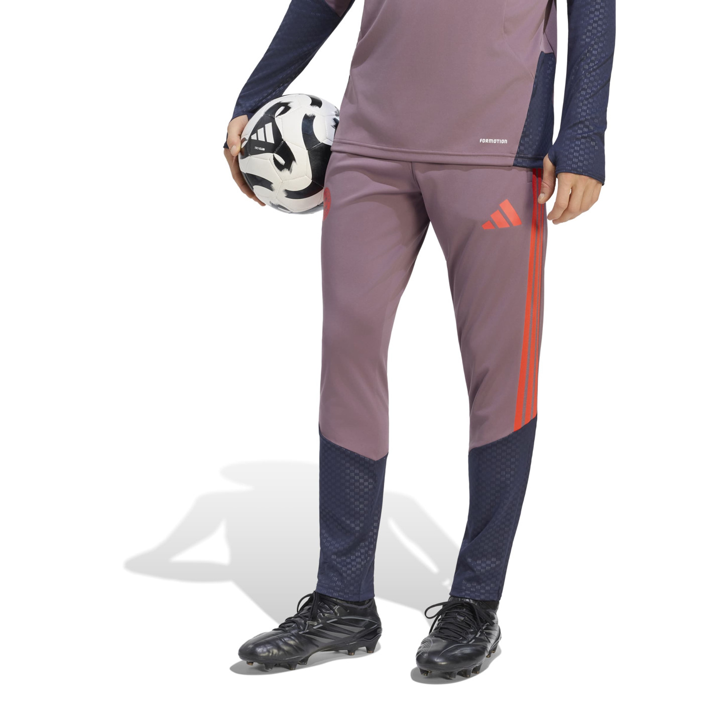 adidas Bayern München Europees Trainingsbroek 2026-2027 Lichtpaars Zwart Rood