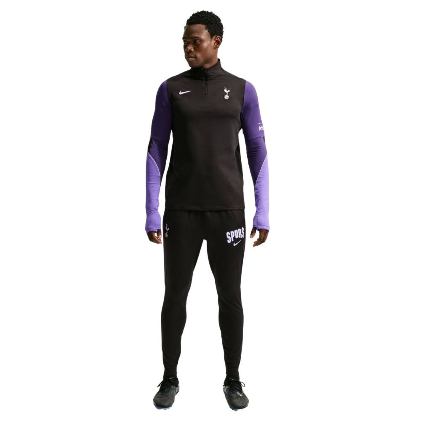 Nike Tottenham Hotspur Strike Trainingspak 1/4-Zip 2026-2027 Zwart Paars Wit
