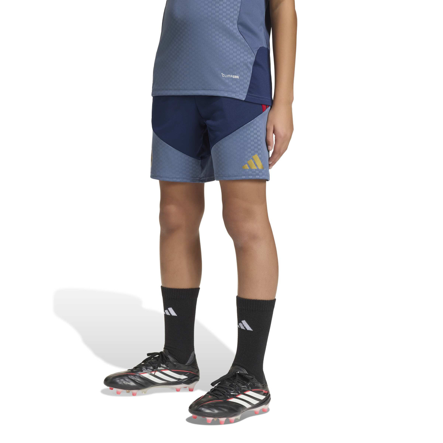 adidas Bayern München Trainingsbroekje 2026-2027 Kids Donkerblauw Rood Goud