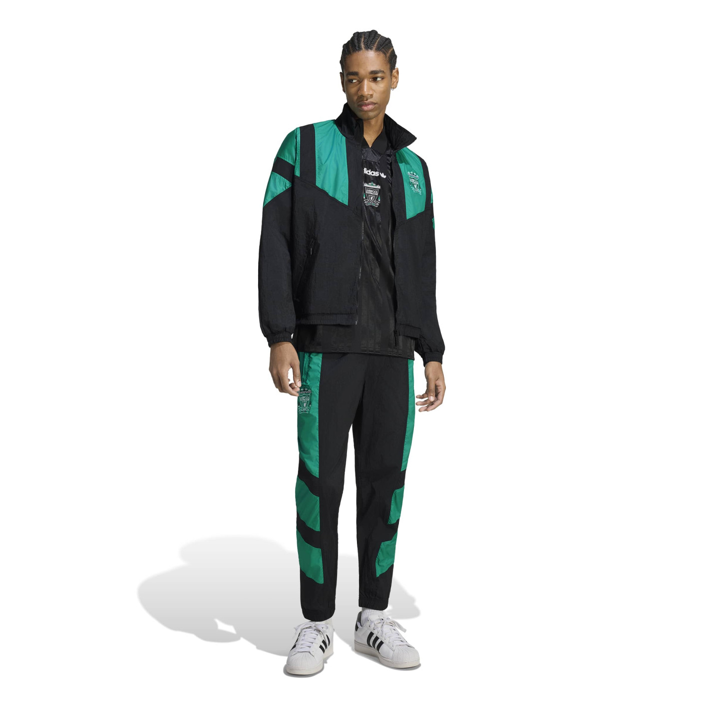 Survêtement adidas Liverpool EQT noir turquoise blanc
