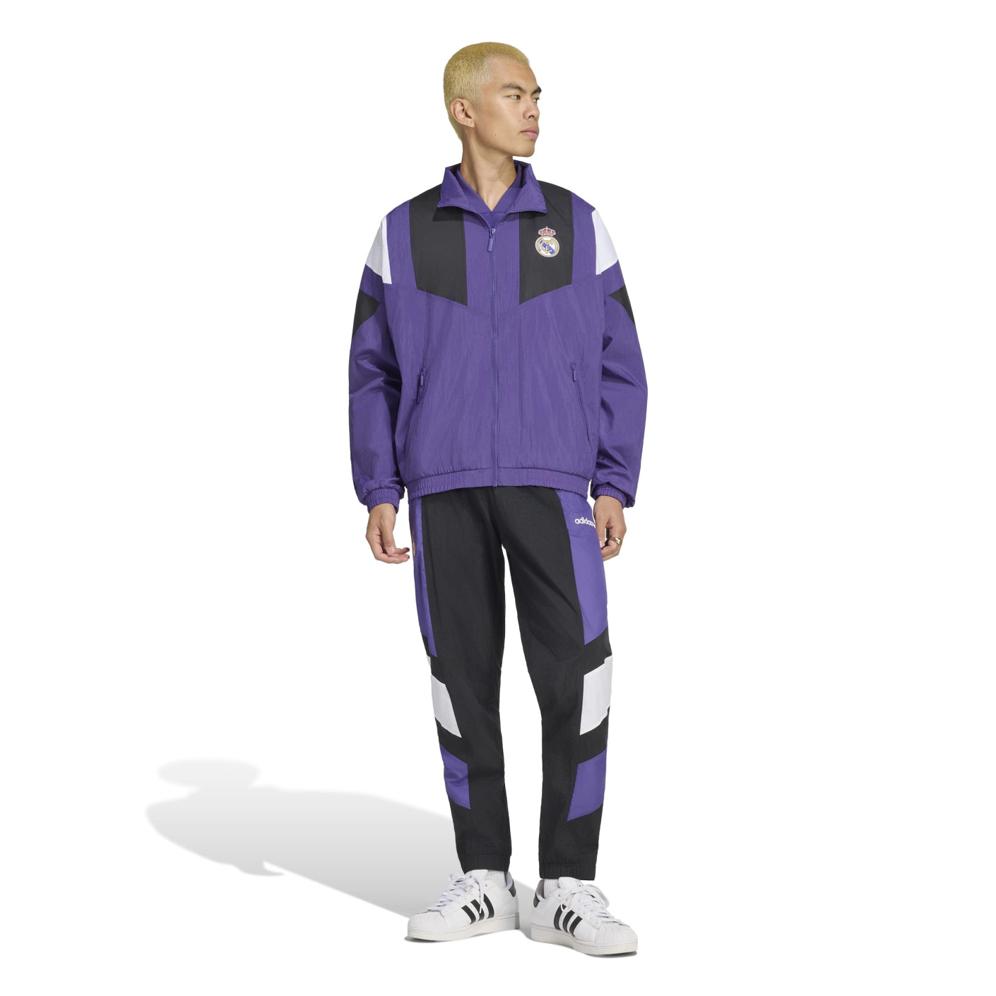 Survêtement adidas Real Madrid EQT violet noir blanc