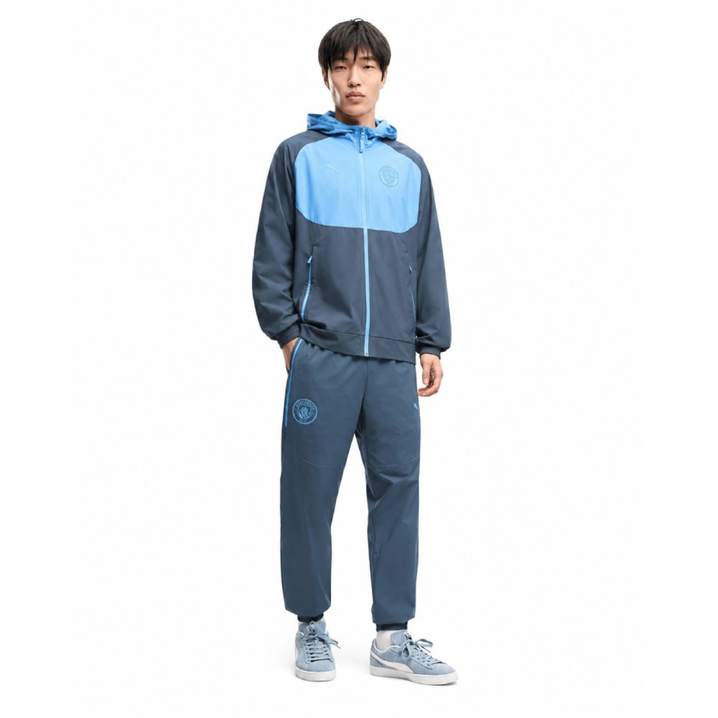 Survêtement tissé PUMA Manchester City Pumatech 2026-2027 Bleu foncé