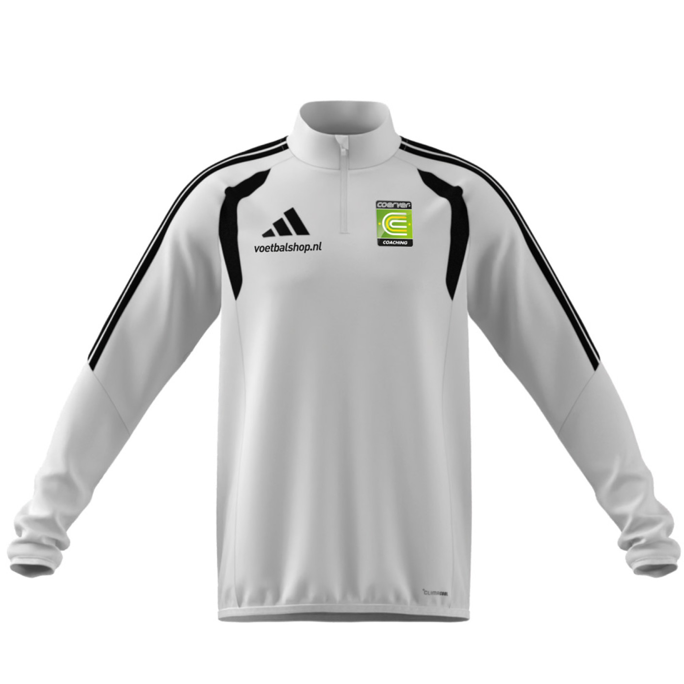 Coerver Coaching Trainingstrui 1/4 zip Senior Wit