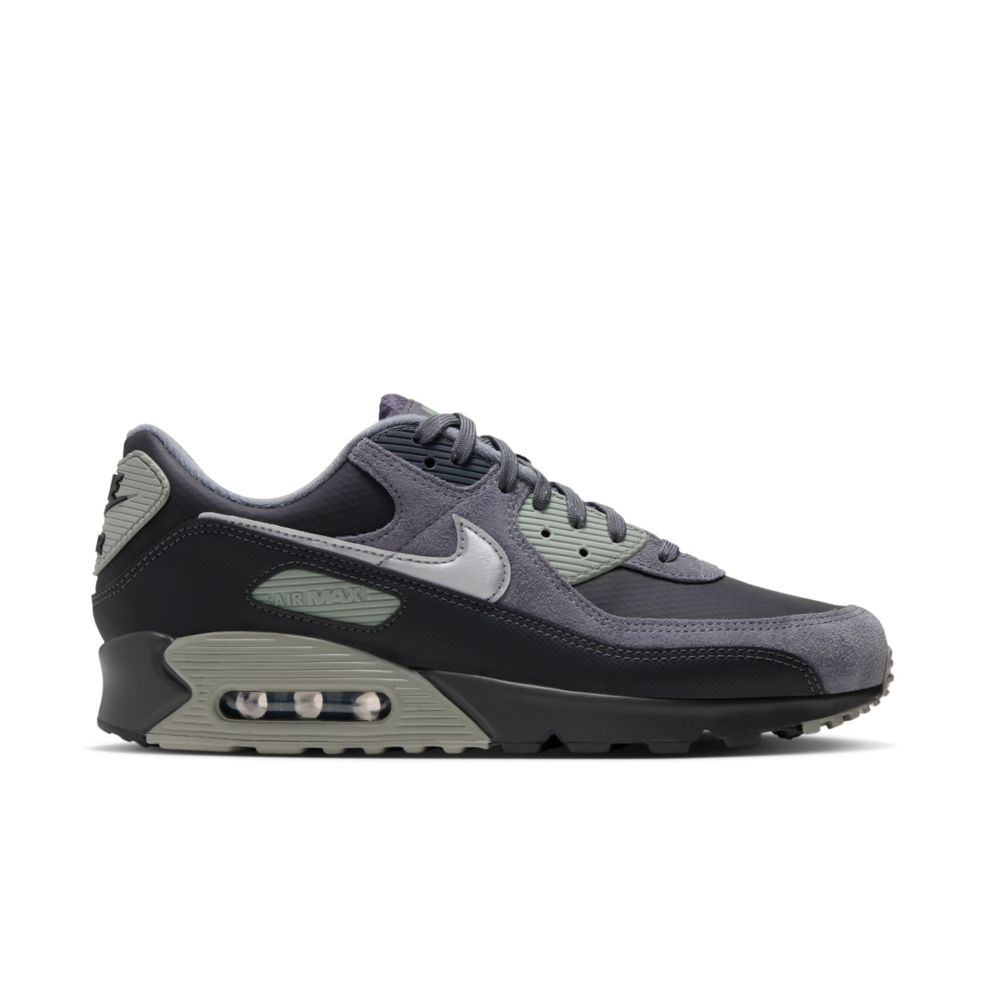 Nike Air Max 90 Sneakers Iron Grey Metallic Silver Antraciet Cool Grey Jade Horizon