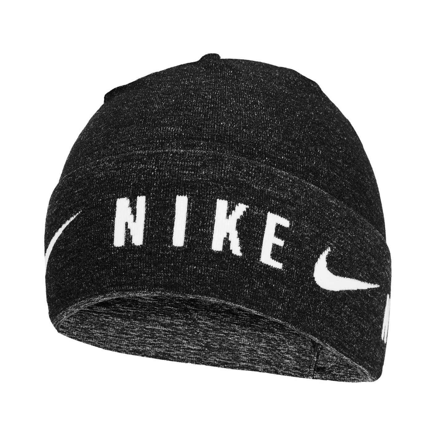 Nike Dri-FIT Lightweight Knit Bonnet Rembourré Noir Blanc