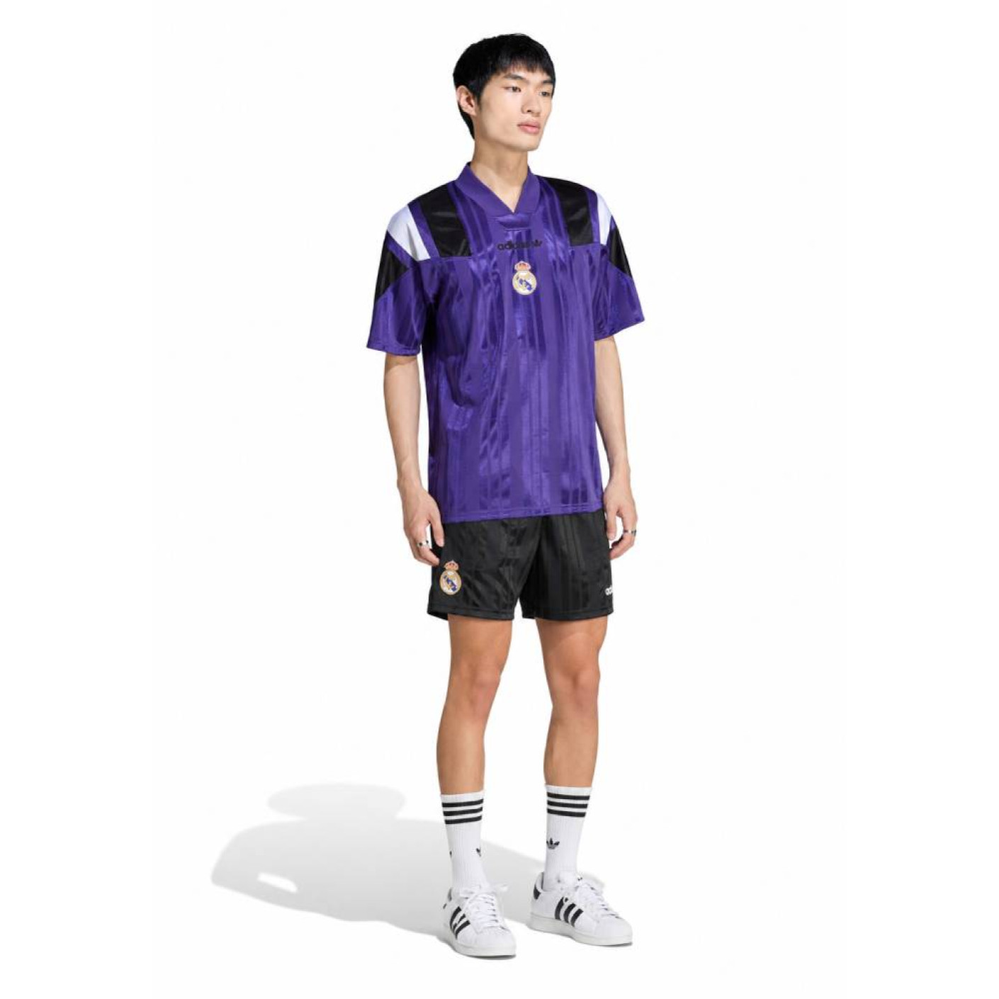 Set d'été adidas Real Madrid EQT violet noir blanc
