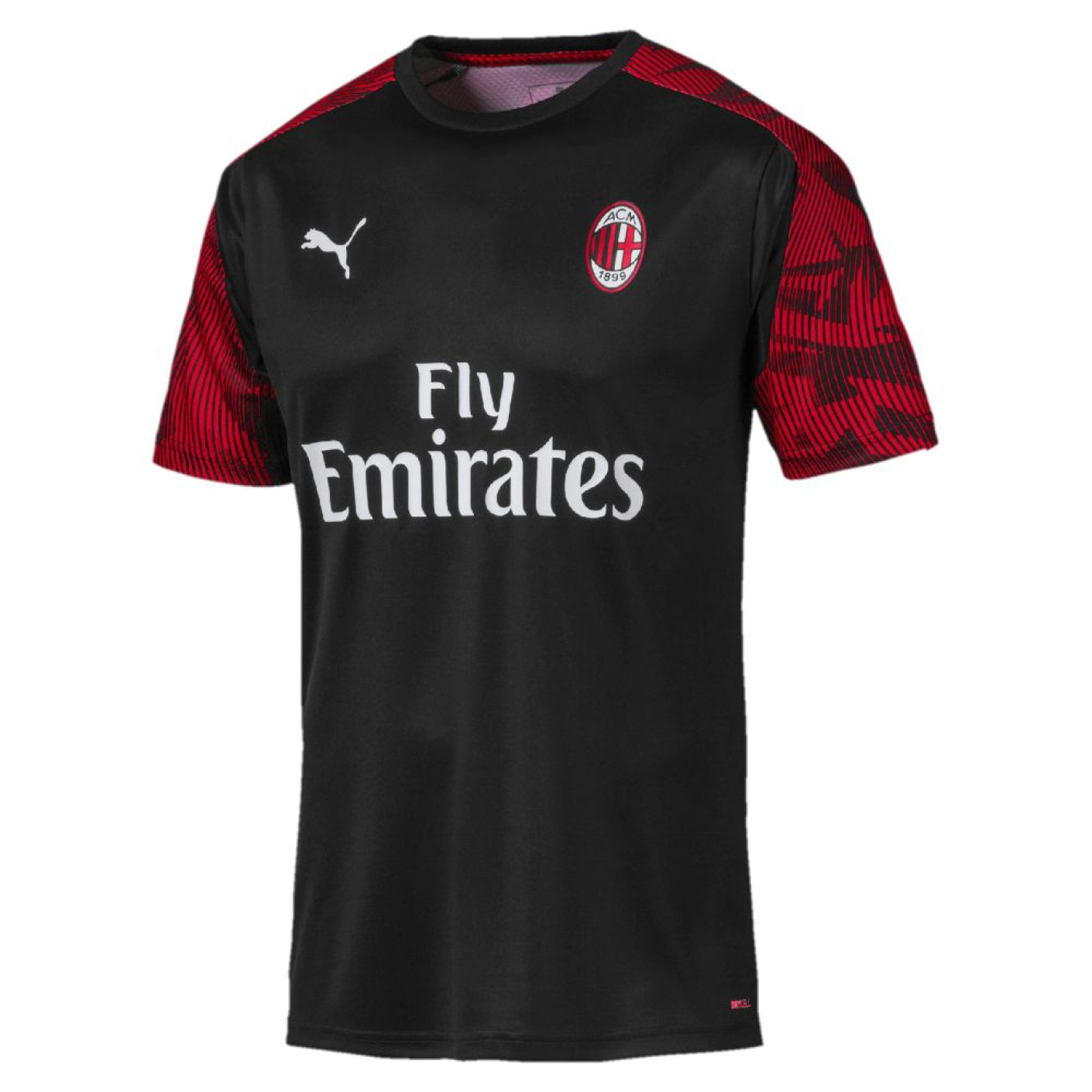 PUMA AC Milan Trainingsshirt 2019-2020 Zwart Rood