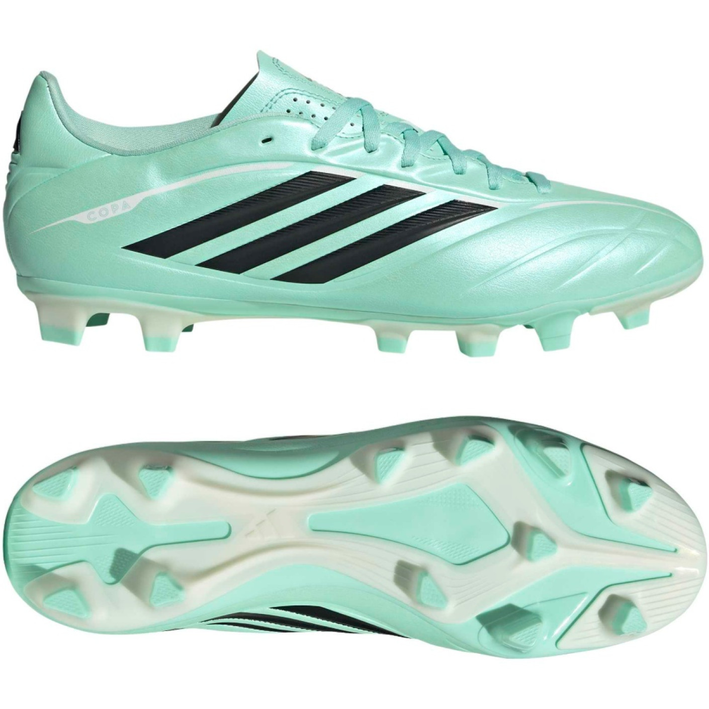 adidas Copa Pure IV Club Gras / Kunstgras Voetbalschoenen (MG) Mintgroen Zwart Wit