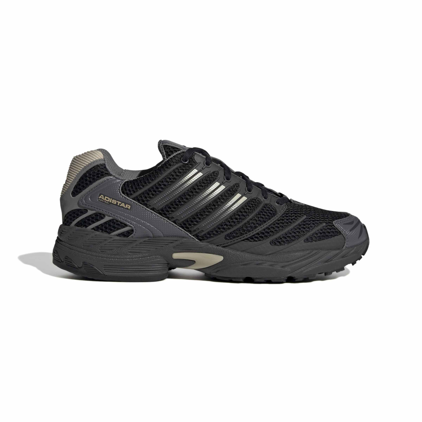 adidas Adistar Control 3 Sneakers Zwart Antraciet Beige