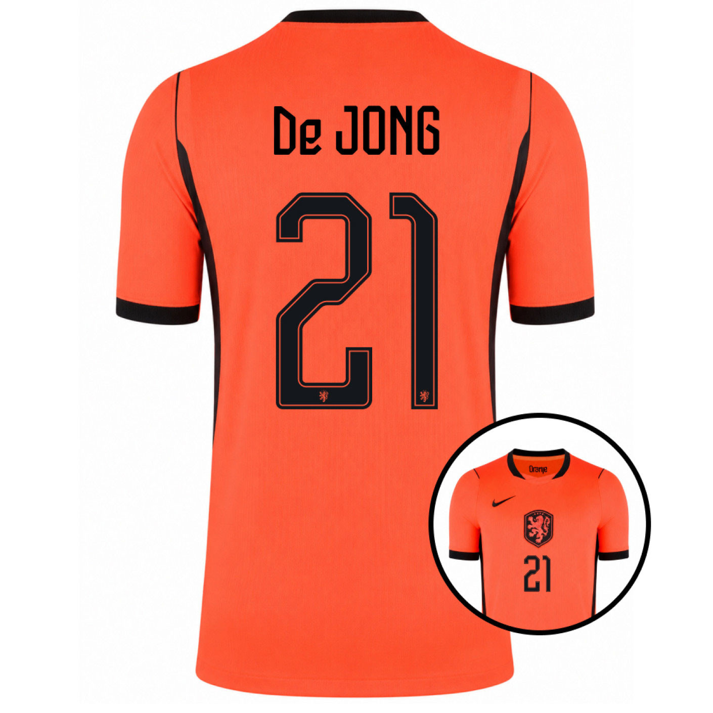 Nike Nederland De Jong 21 Thuisshirt 2026-2028