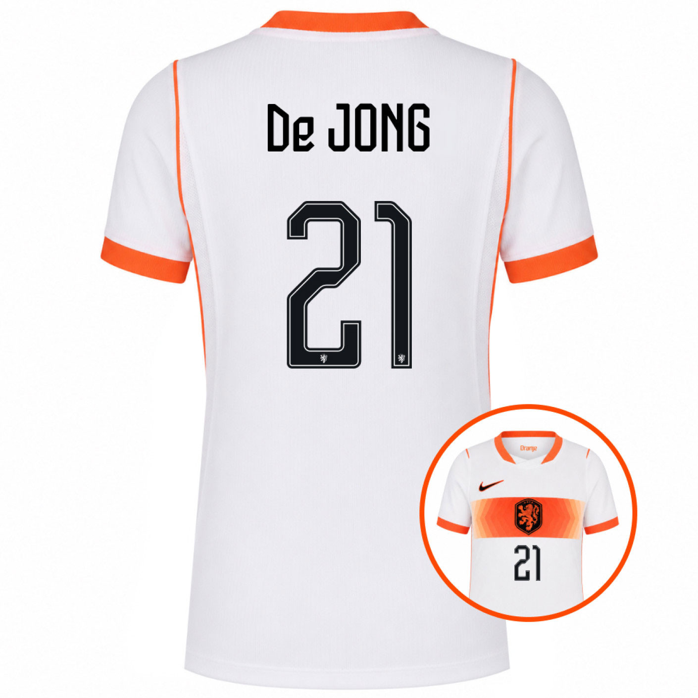 Nike Nederland De Jong 21 Uitshirt 2026-2028 Kids