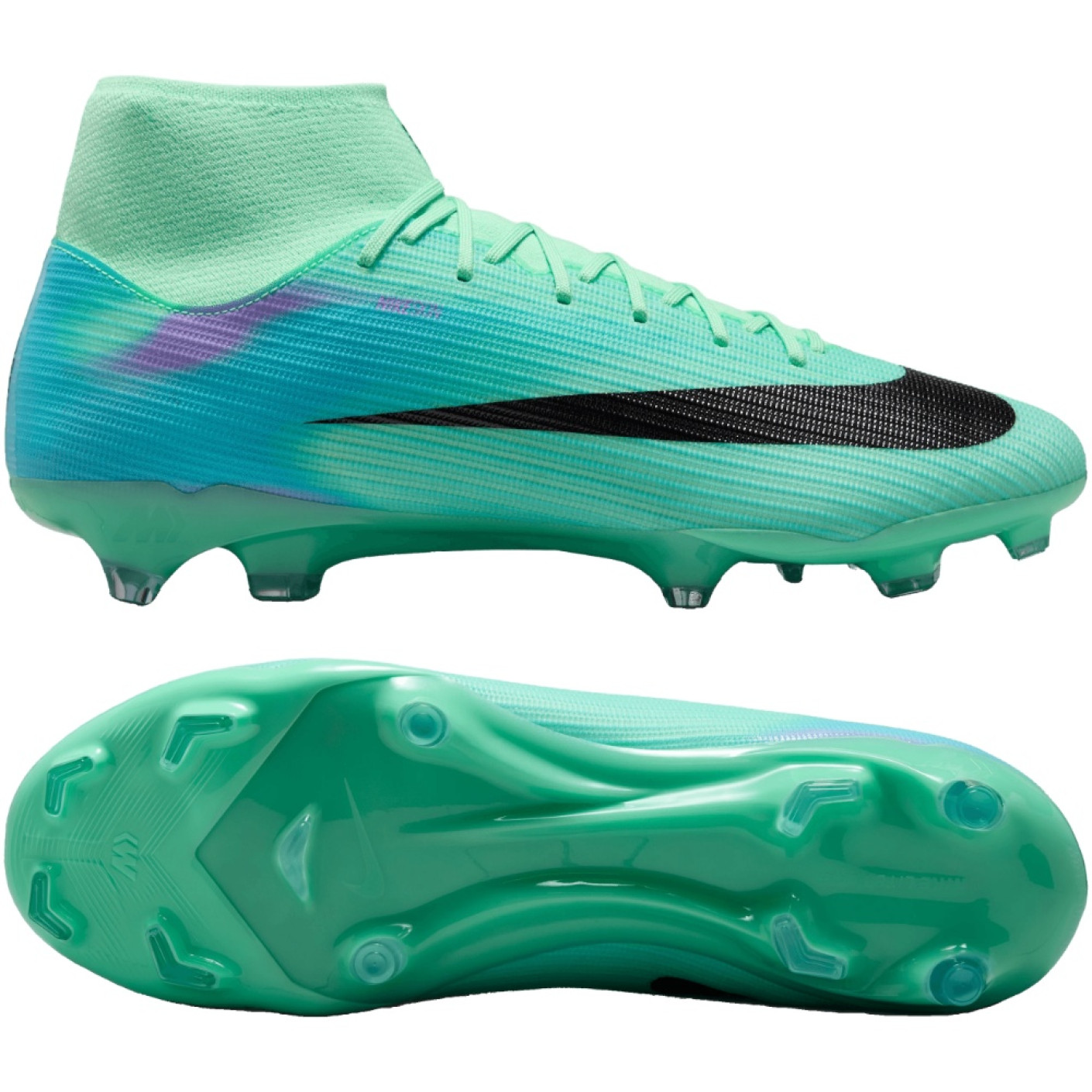 Nike Mercurial Superfly 11 Sam Kerr Academy Gras / Kunstgras Voetbalschoenen (MG) Turquoise Blauw Paars Oranje