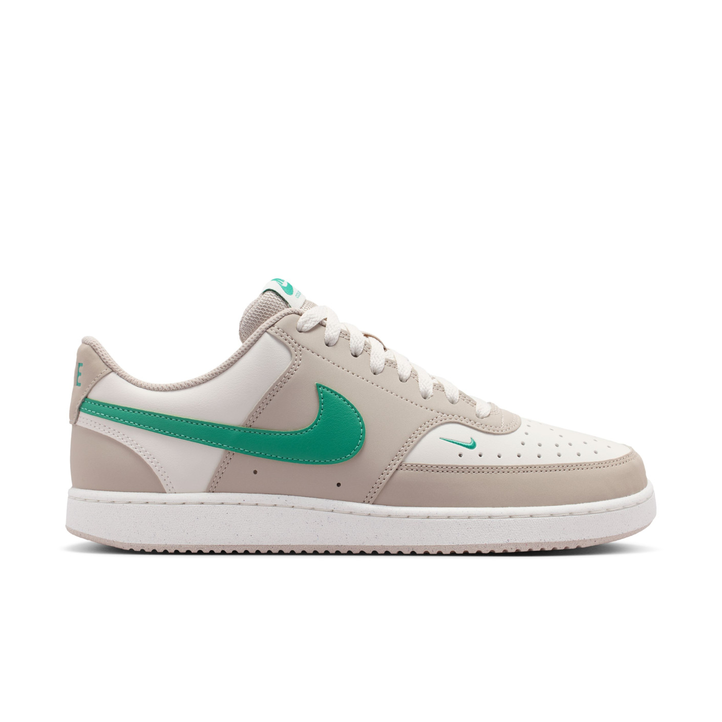 Nike Court Vision Low Baskets Beige Vert Blanc Crème