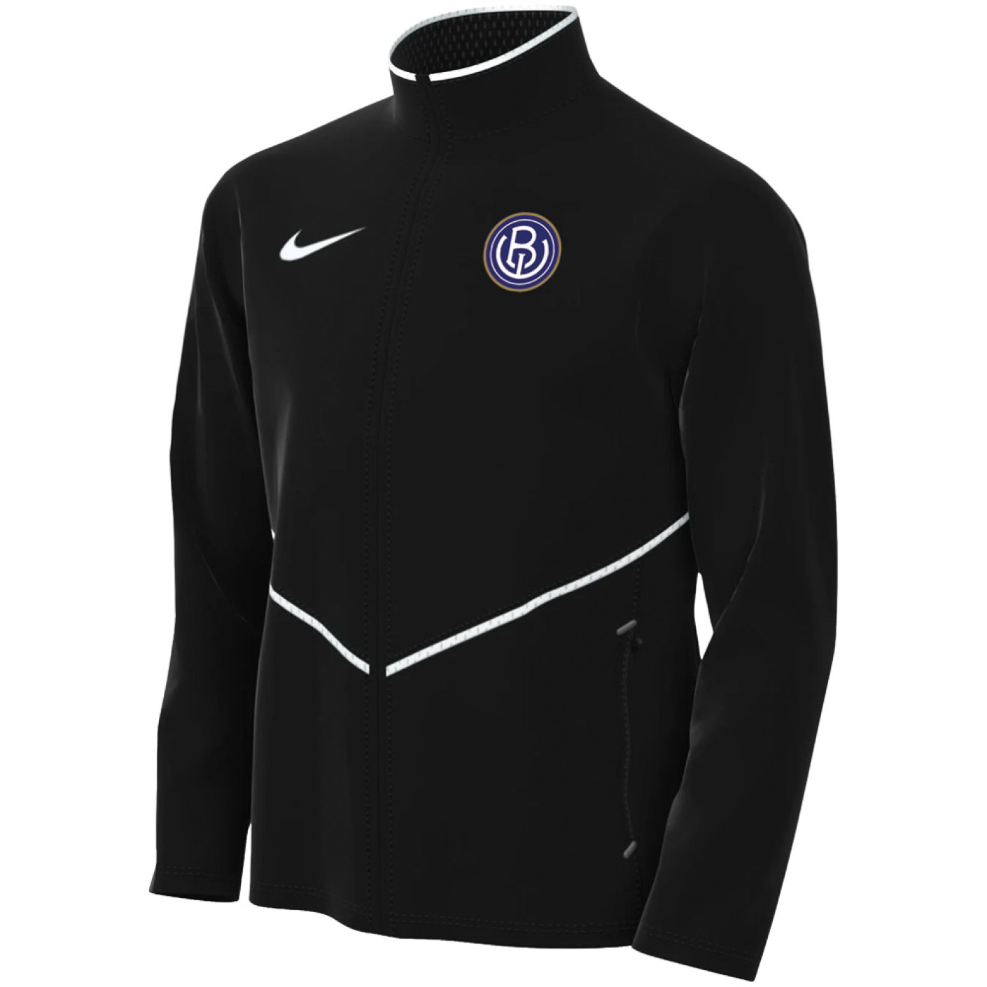 ASV Blauw Wit Regenjas Kids Zwart
