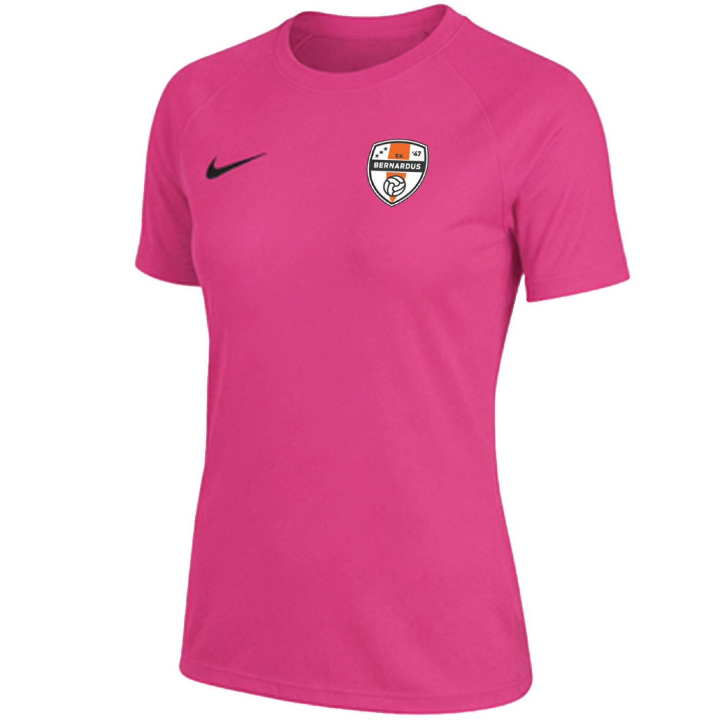 SV Bernardus Trainingsshirt Dames Felroze Zwart