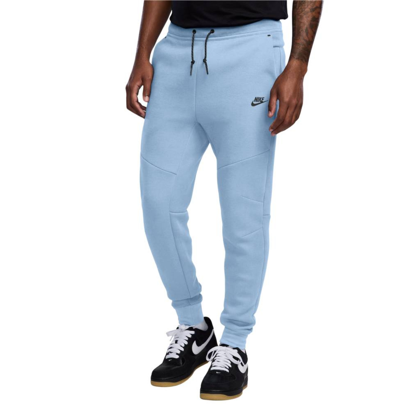 Pantalon de survêtement Nike Tech Fleece Sportswear bleu clair noir
