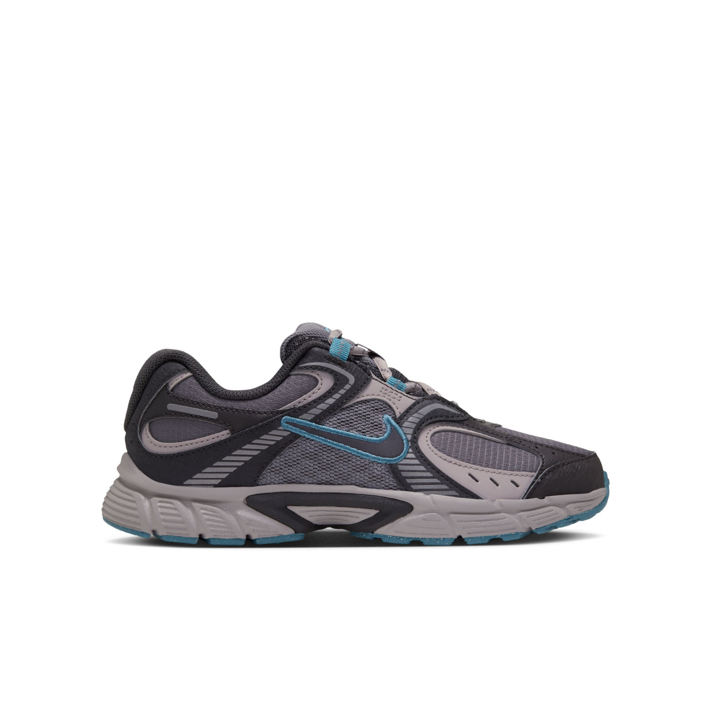 Nike V5 RNR Baskets Enfants Gris Gris Foncé Noir Smokey Blue