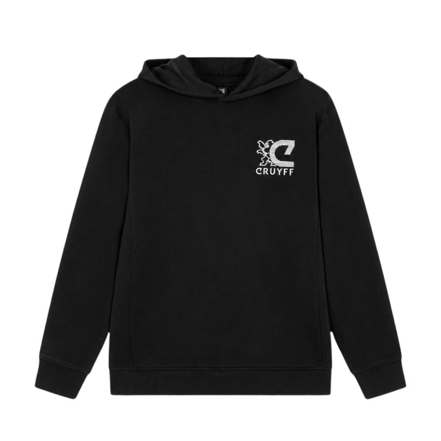 Sweat à capuche Cruyff C-lion Alpha noir argenté