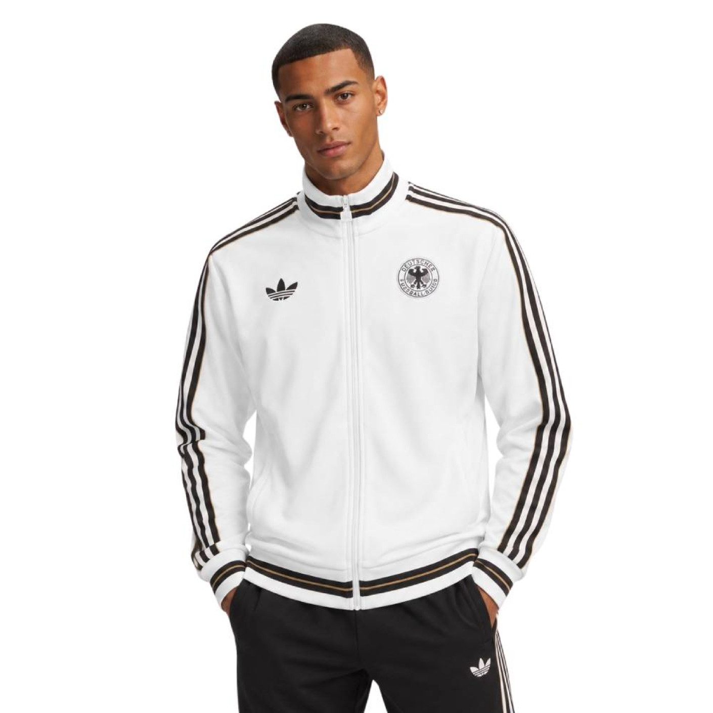 Veste d'entraînement adidas Germany 2026 blanche et noire