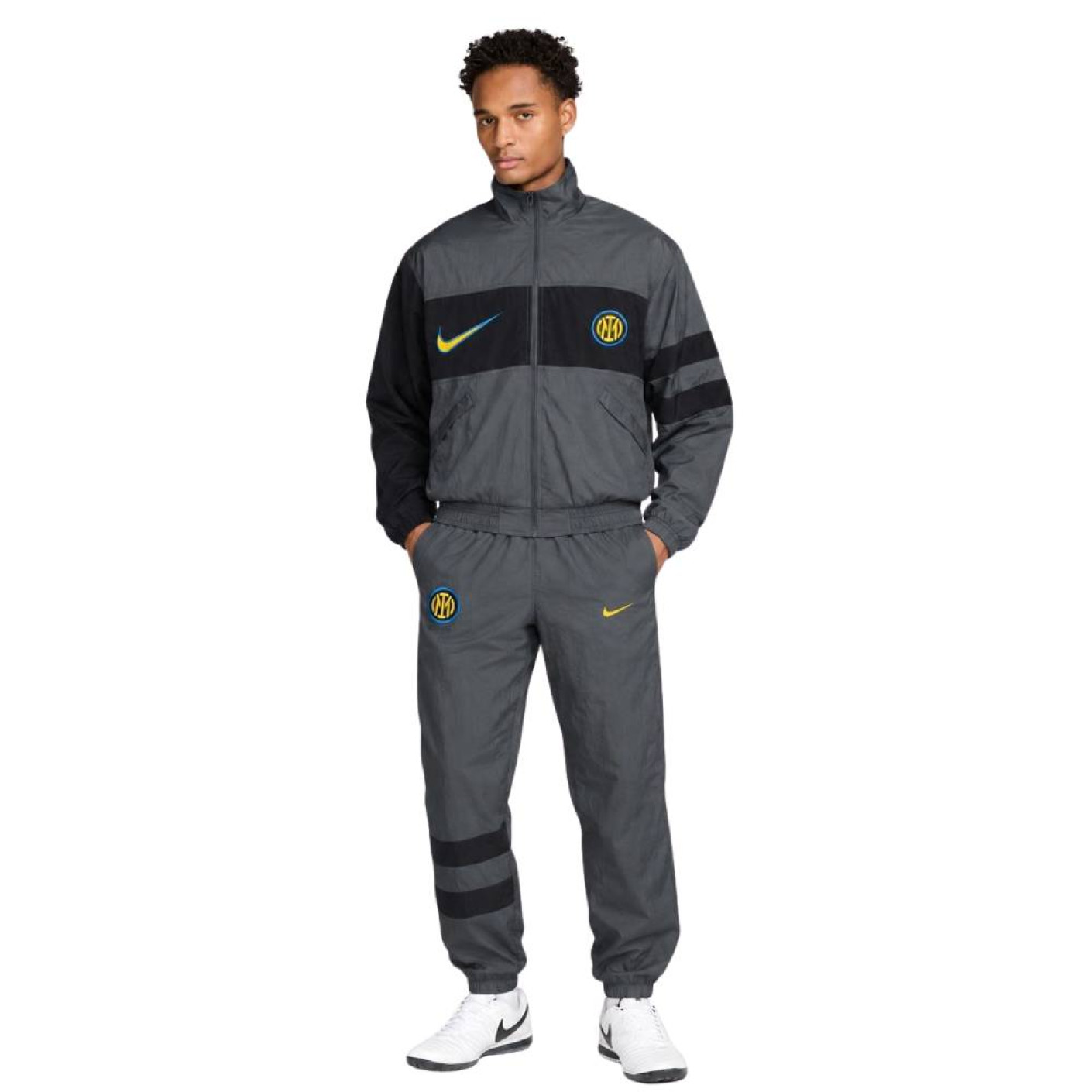 Survêtement Nike Inter Milan Repel I96 2026-2027 gris noir jaune