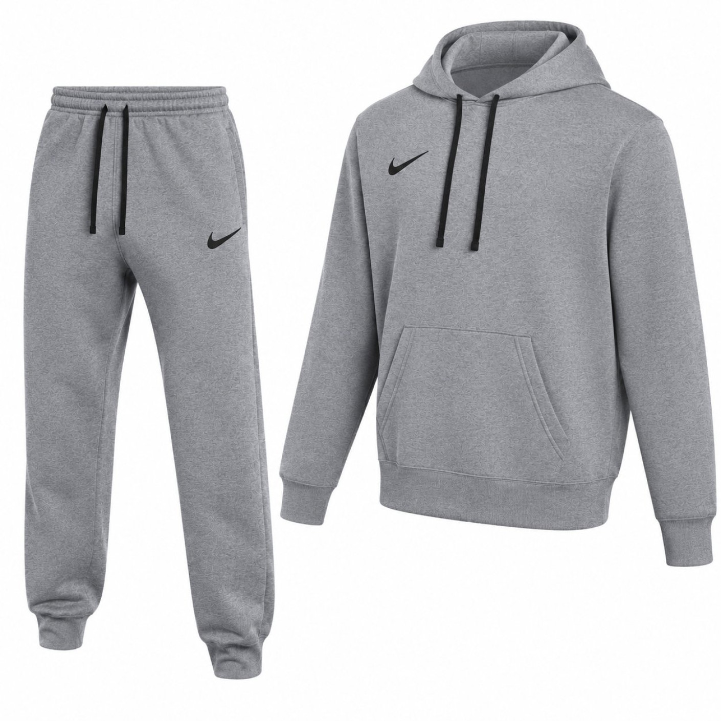 Nike Park 26 Fleece Pullover Hoodie Joggingpak Grijs Zwart