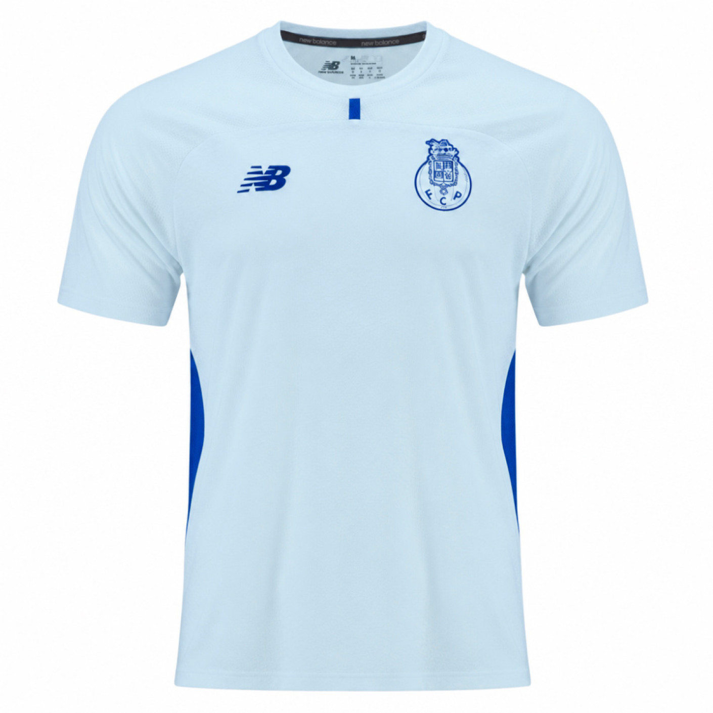 New Balance FC Porto Trainingsshirt 2026-2027 Lichtgrijs Donkerblauw