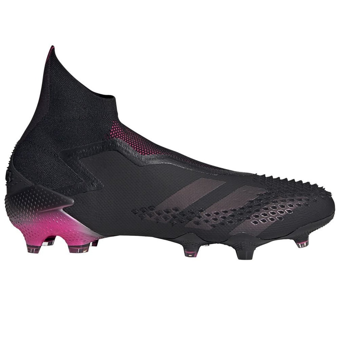 adidas PREDATOR MUTATOR 20+ GRAS VOETBALSCHOENEN (FG) Zwart Zwart Roze