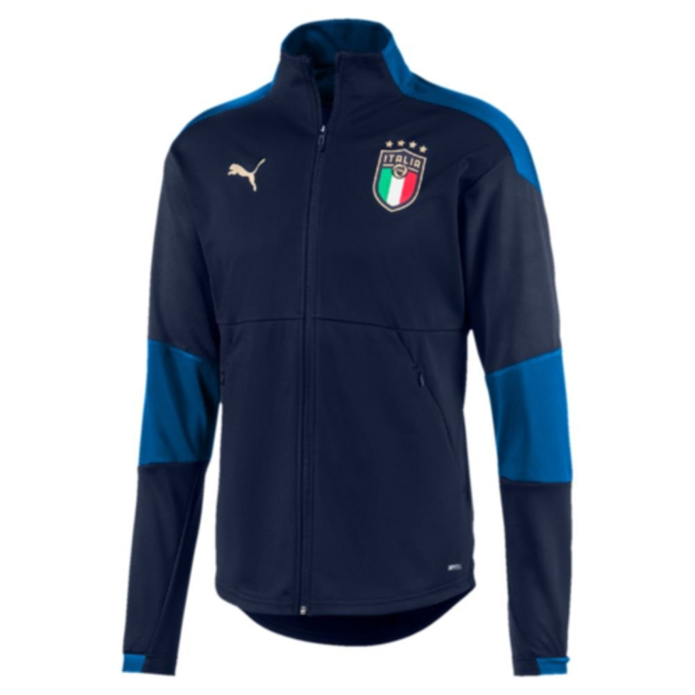 PUMA Italie Trainingsjack Full Zip 2020-2022 Donkerblauw