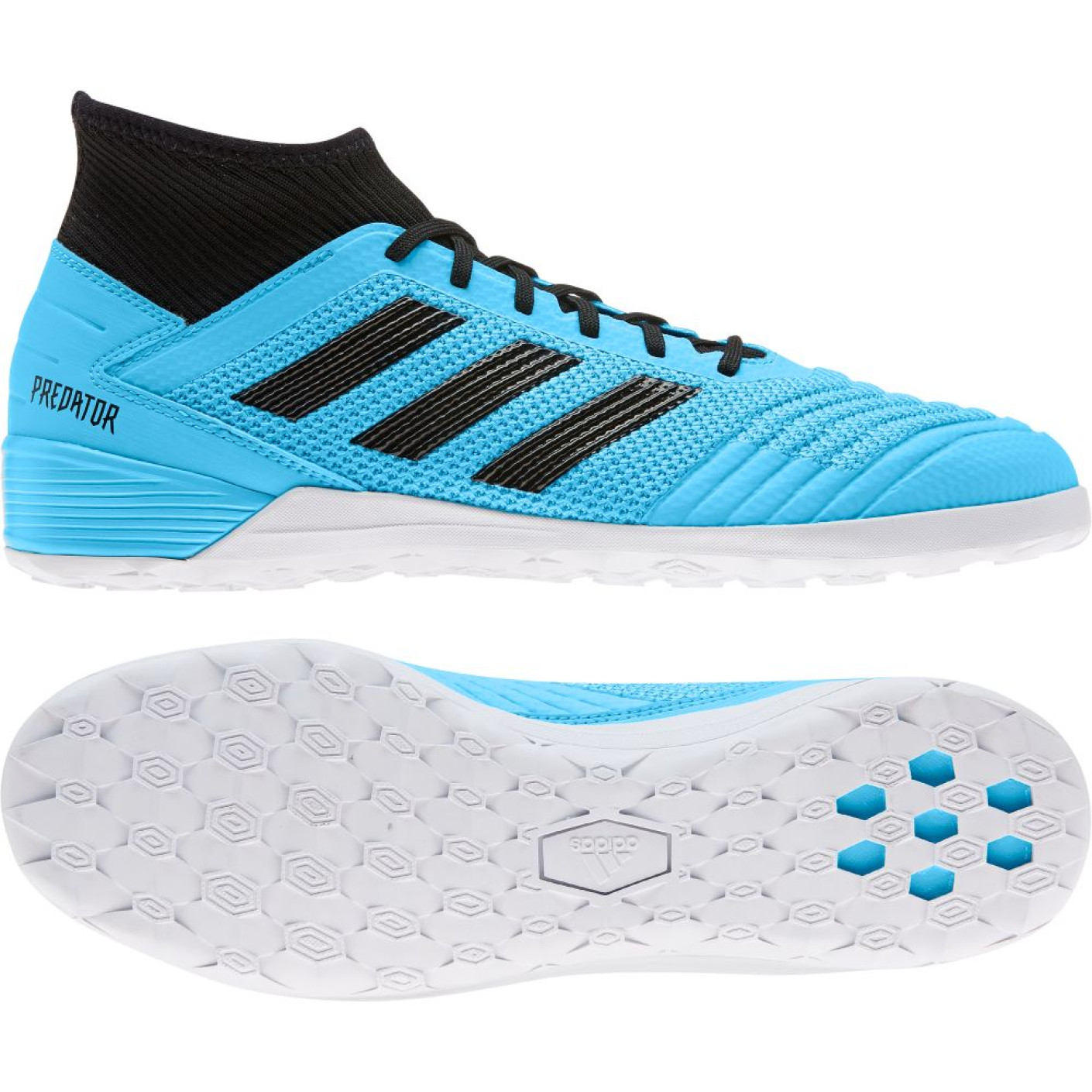 adidas PREDATOR 19.3 Zaalvoetbalschoenen Blauw Zwart