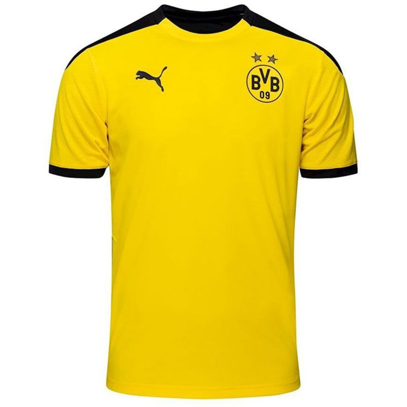 PUMA Borussia Dortmund Trainingsshirt 2020-2021 Kids Geel Zwart