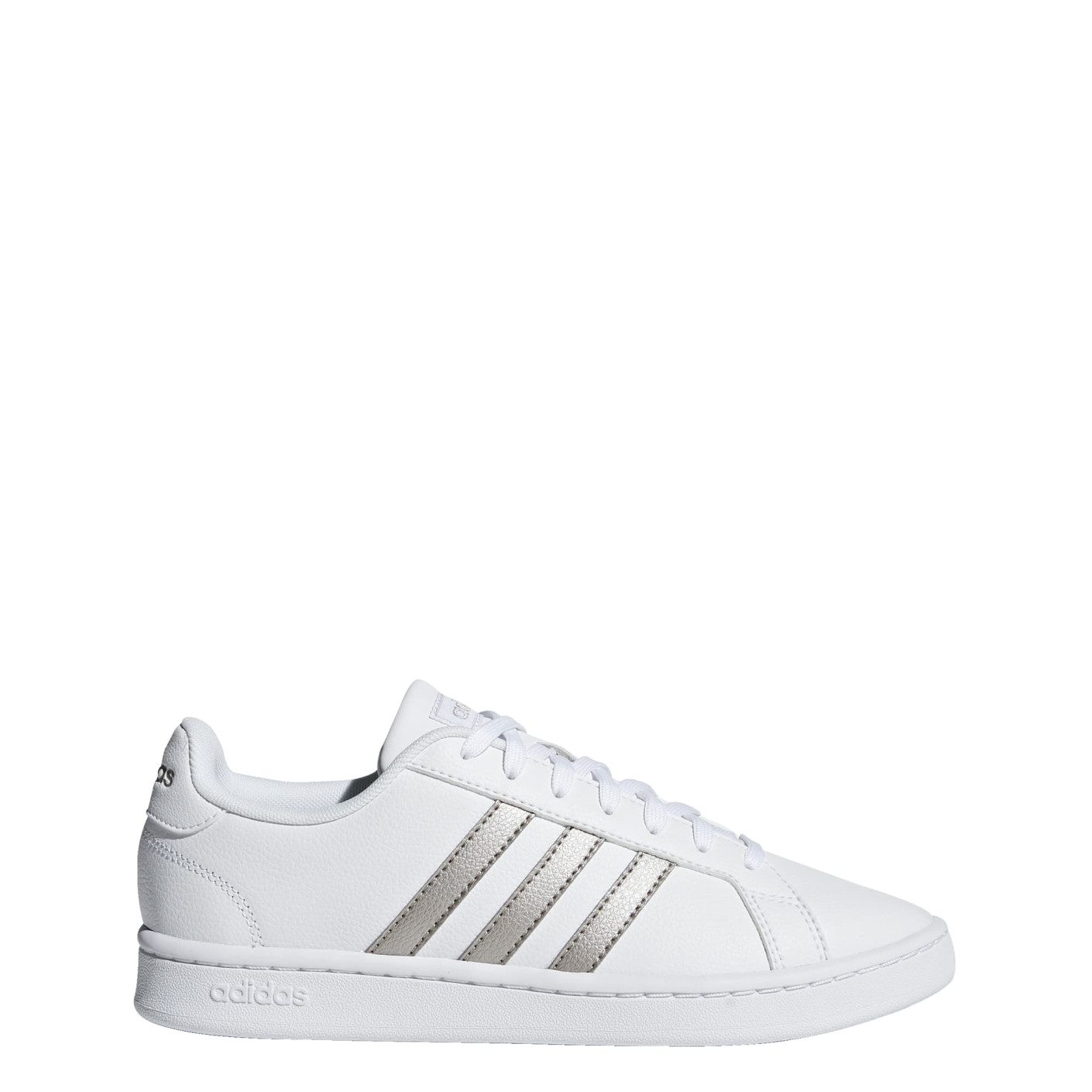 Baskets Adidas Grand Court Blanc Argent