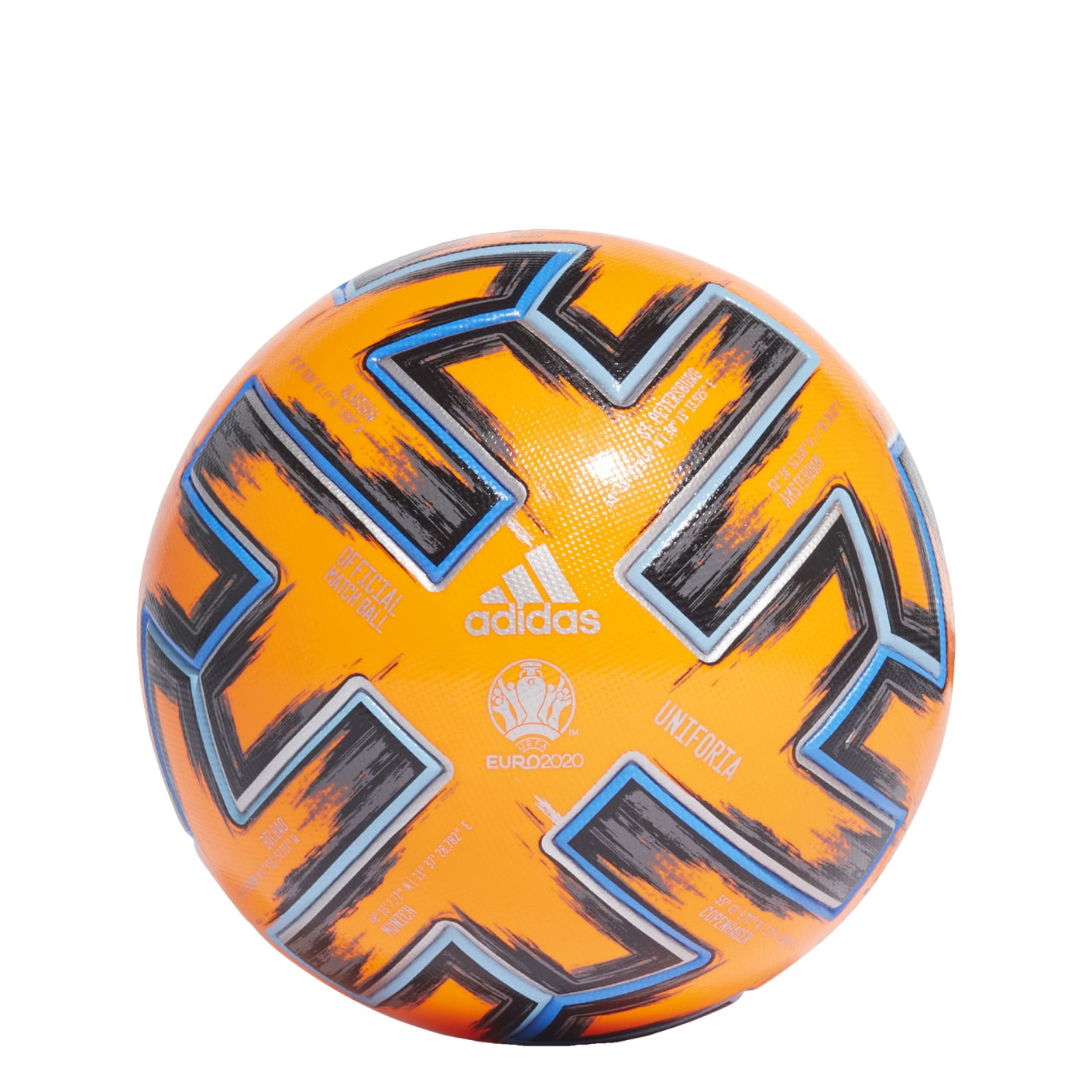 adidas Uniforia Pro Officiële Voetbal Maat 5 Oranje Zwart