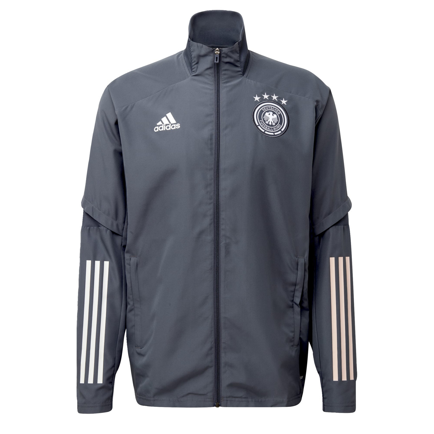 Veste d'entraînement adidas Allemagne 2020-2021 Gris Blanc