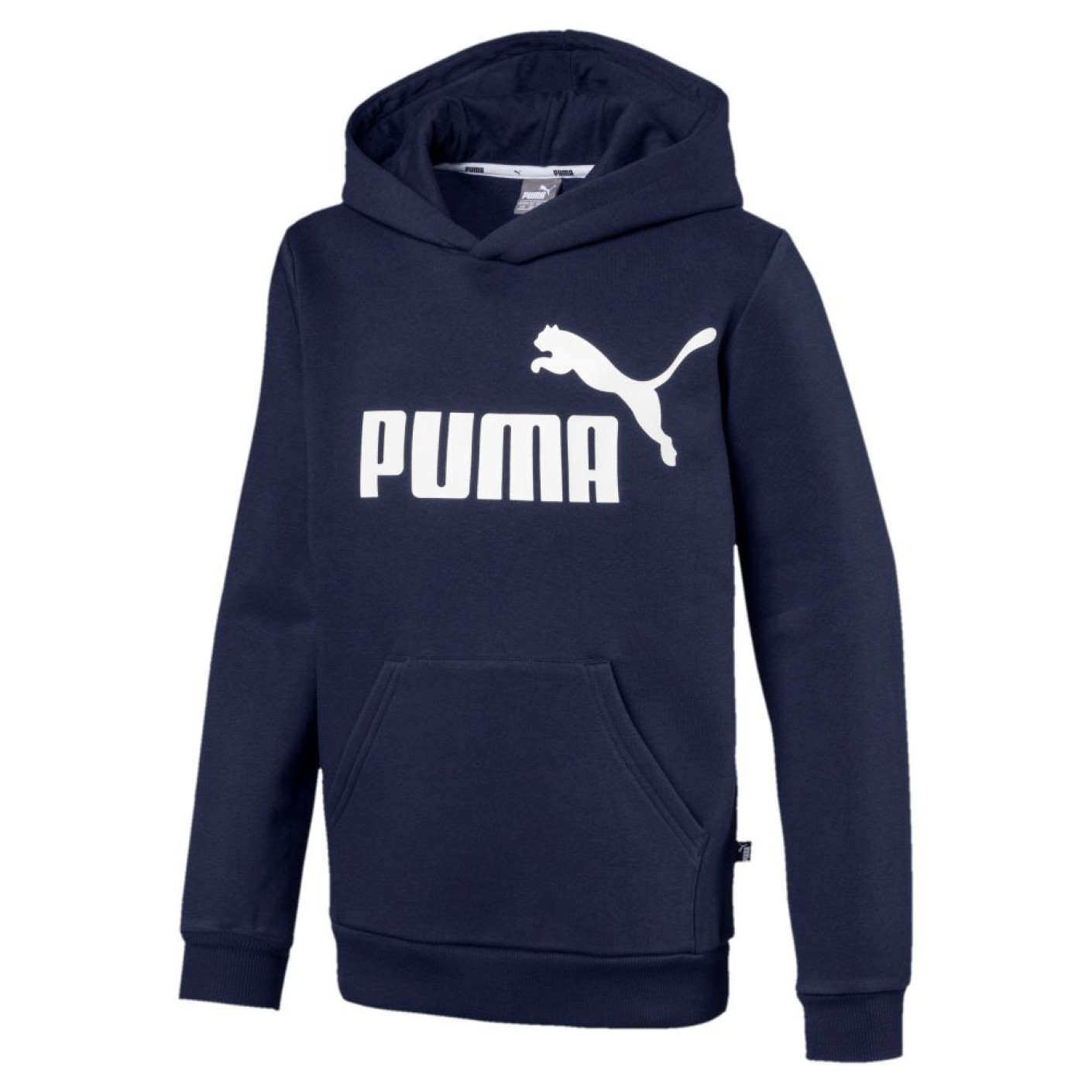 PUMA ESS Logo Hoodie Donkerblauw