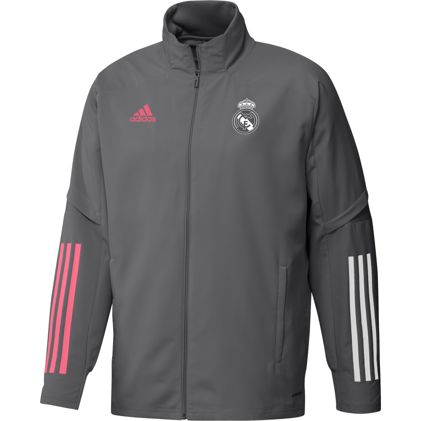 Veste d'entraînement adidas Real Madrid 2020-2021 Gris