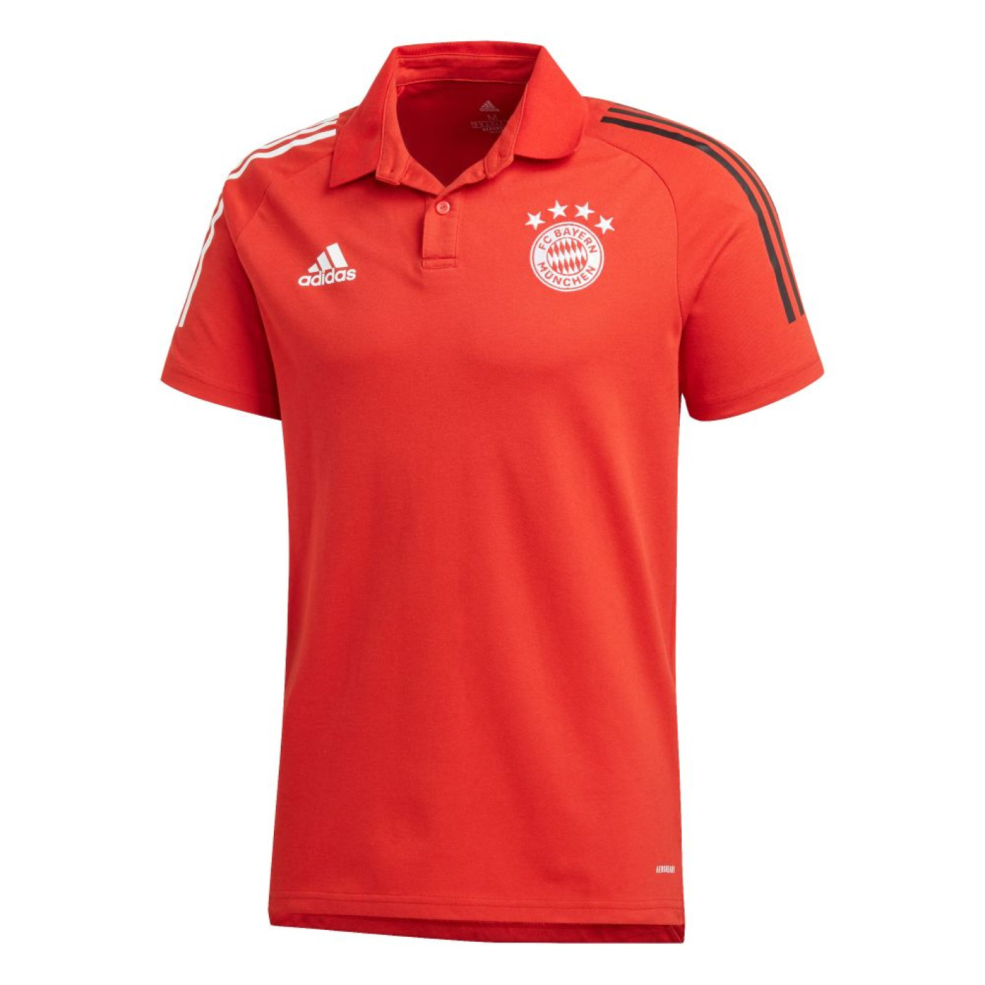adidas Bayern Munchen Polo 2020-2021 Rood Zwart