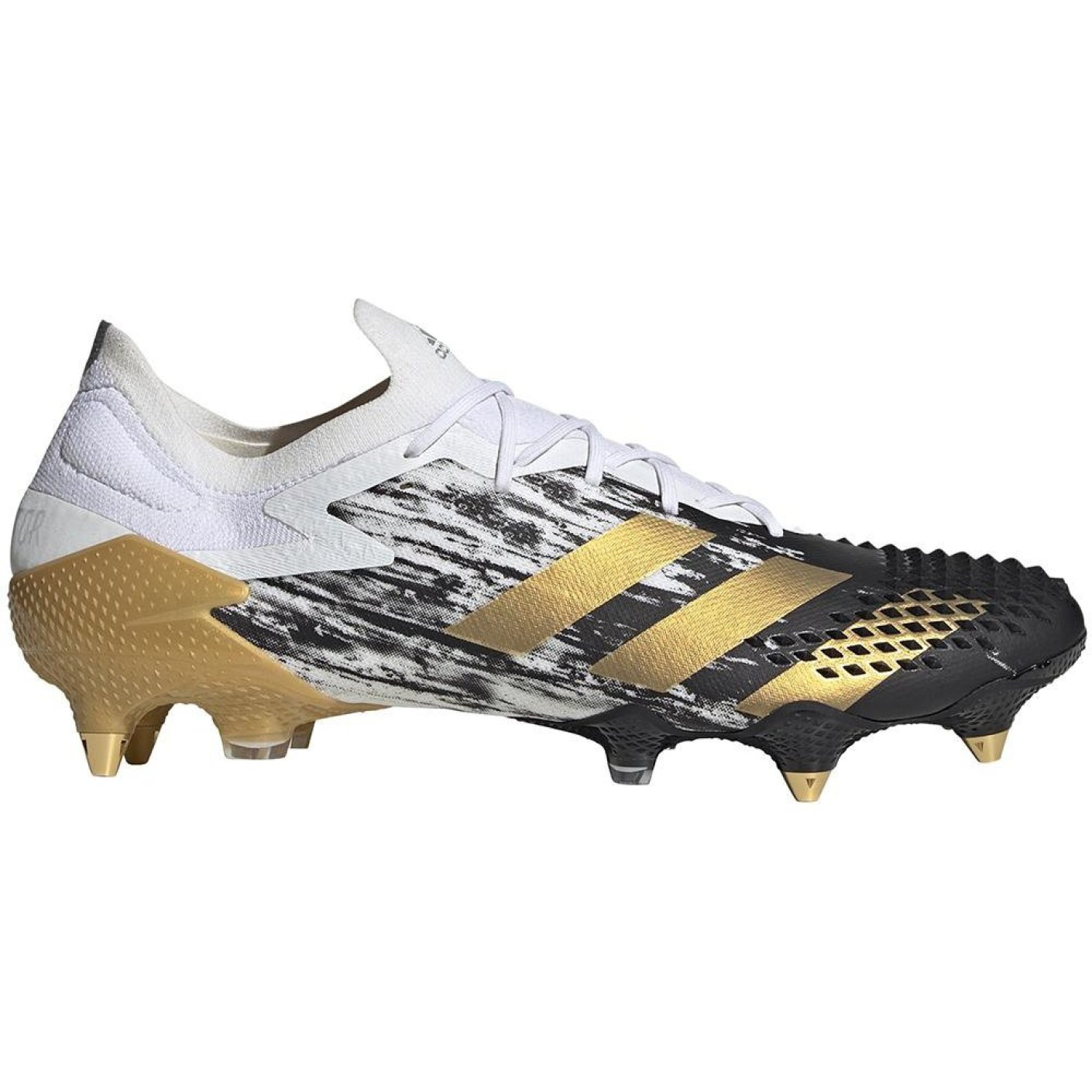 adidas PREDATOR MUTATOR 20.1 L Ijzeren Nop Voetbalschoenen (SG) Wit Goud Zwart