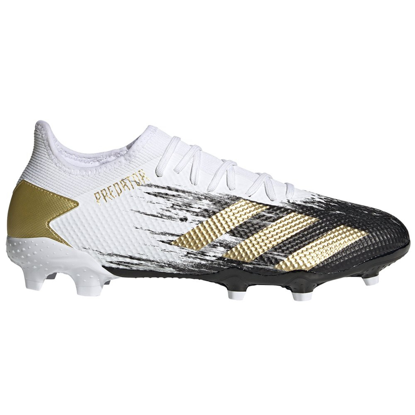 adidas PREDATOR 20.3 L Gras Voetbalschoenen (FG) Wit Goud Zwart