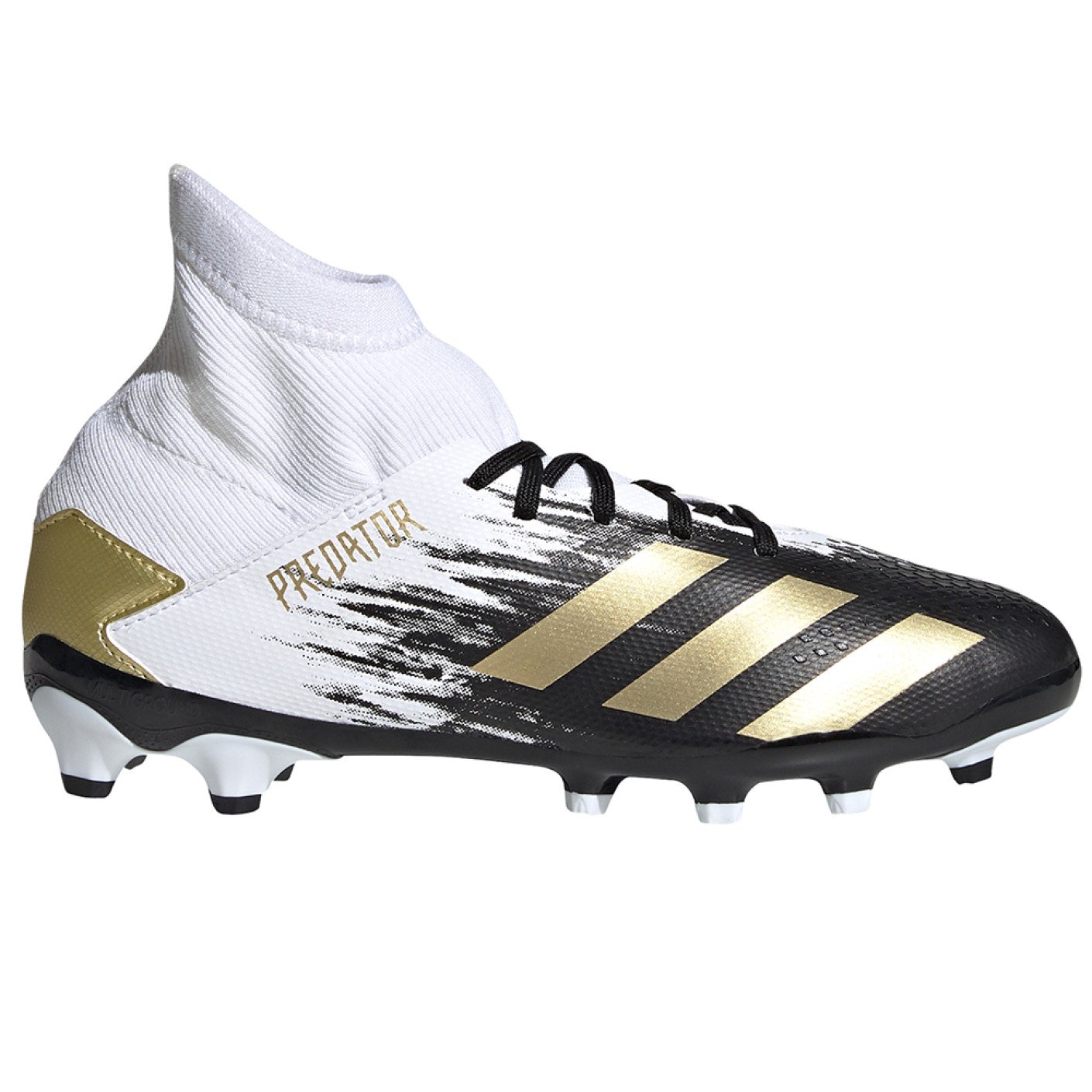 adidas PREDATOR 20.3 Gras/Kunstgras Voetbalschoenen (FxG) Kids Wit Goud Zwart